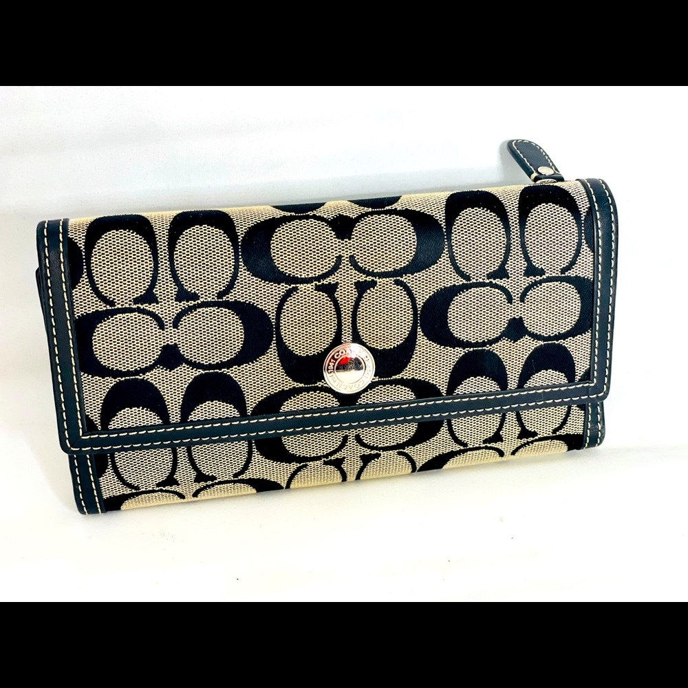Coach wallet and checkbook cover
